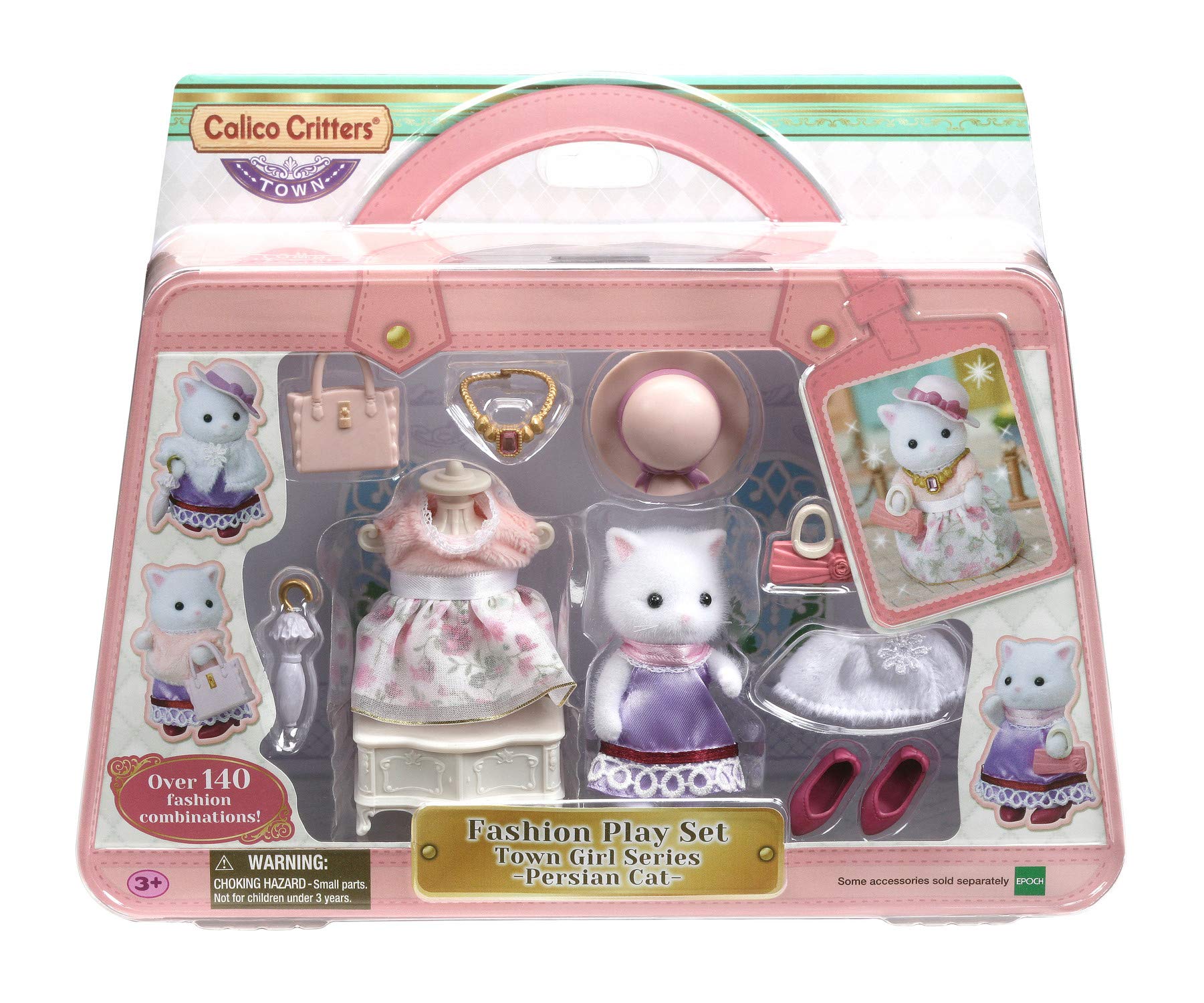 Foto 2 pulgar | Fashion Playset Calico Critters Town Girl Persian Cat - Venta Internacional.