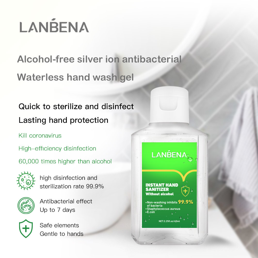 Gel Para Manos Lanbena Prata Ion Dirio Lavagem Gratis - Venta Internacional.