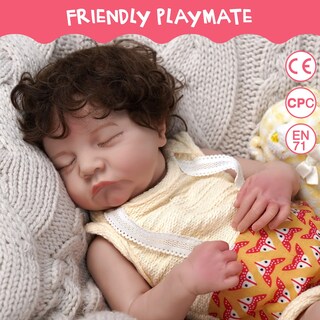 Foto 5 | Muñeca Reborn Baby Doll Jizhi De 17 Pulgadas, Piel Suave Y R - Venta Internacional.