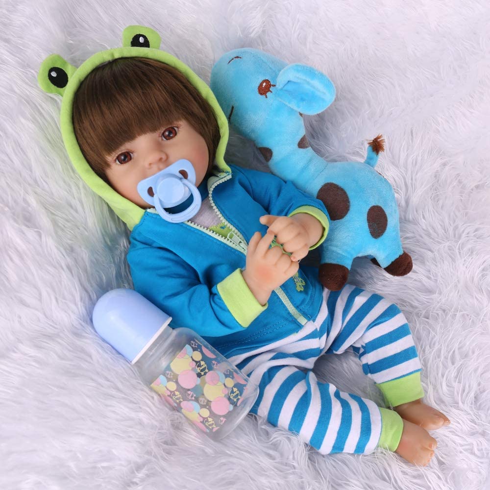 Foto 4 pulgar | Reborn Baby Doll Charex, Niño Con Peso Realista, 18 Pulgadas - Venta Internacional.