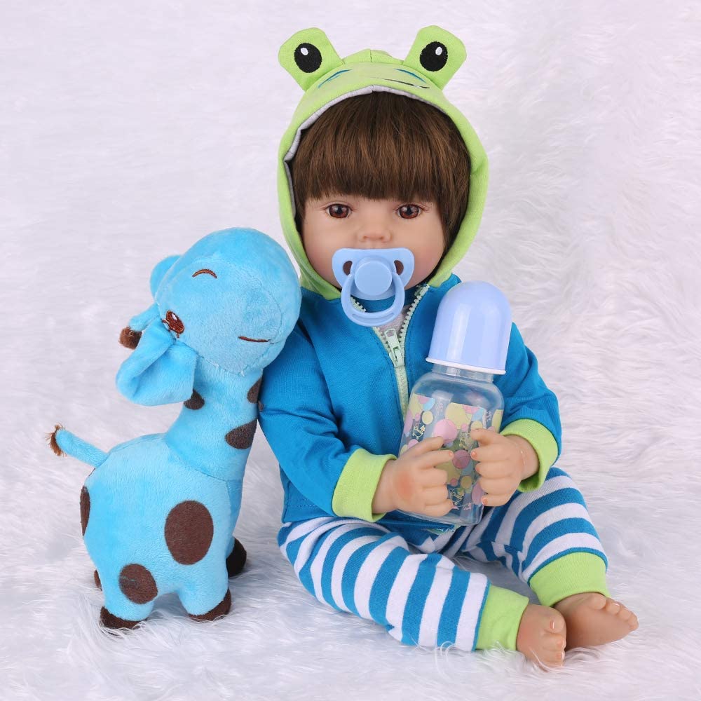 Foto 8 pulgar | Reborn Baby Doll Charex, Niño Con Peso Realista, 18 Pulgadas - Venta Internacional.