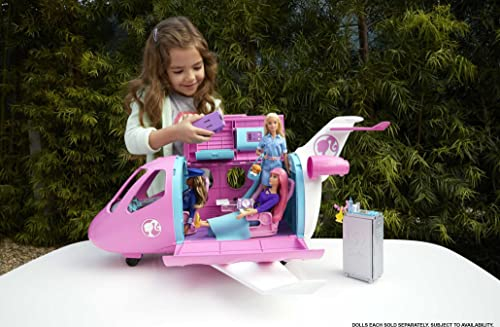 Foto 2 | Set De Juego Barbie Dreamplane Transforming Con Asientos Rec - Venta Internacional.