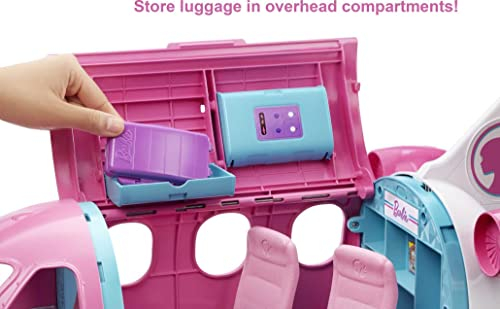 Foto 3 | Set De Juego Barbie Dreamplane Transforming Con Asientos Rec - Venta Internacional.