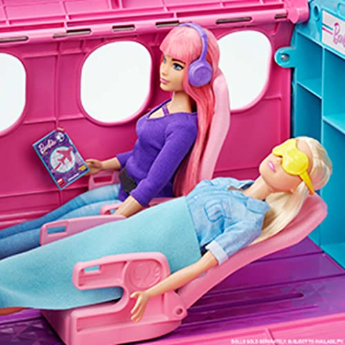 Foto 5 | Set De Juego Barbie Dreamplane Transforming Con Asientos Rec - Venta Internacional.