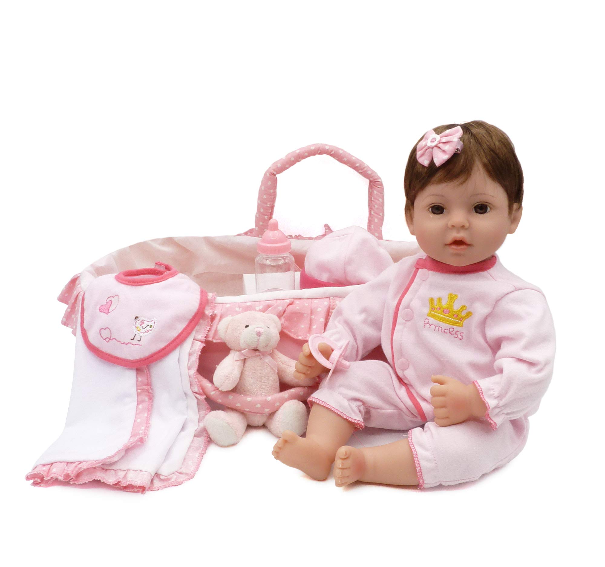Muñeca Reborn Charex Reborn Para Niños Pequeños De 18 Pulgad - Venta Internacional.