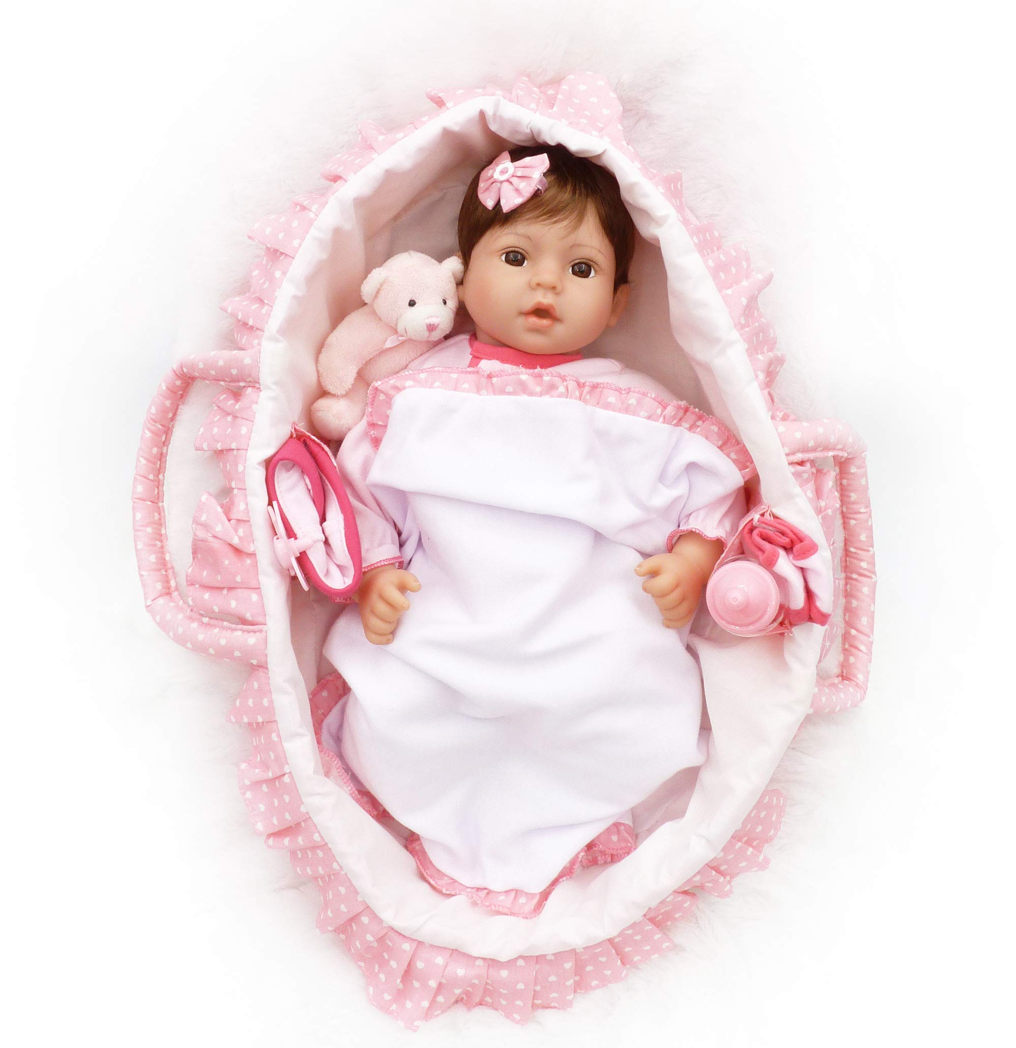 Foto 5 pulgar | Muñeca Reborn Charex Reborn Para Niños Pequeños De 18 Pulgad - Venta Internacional.
