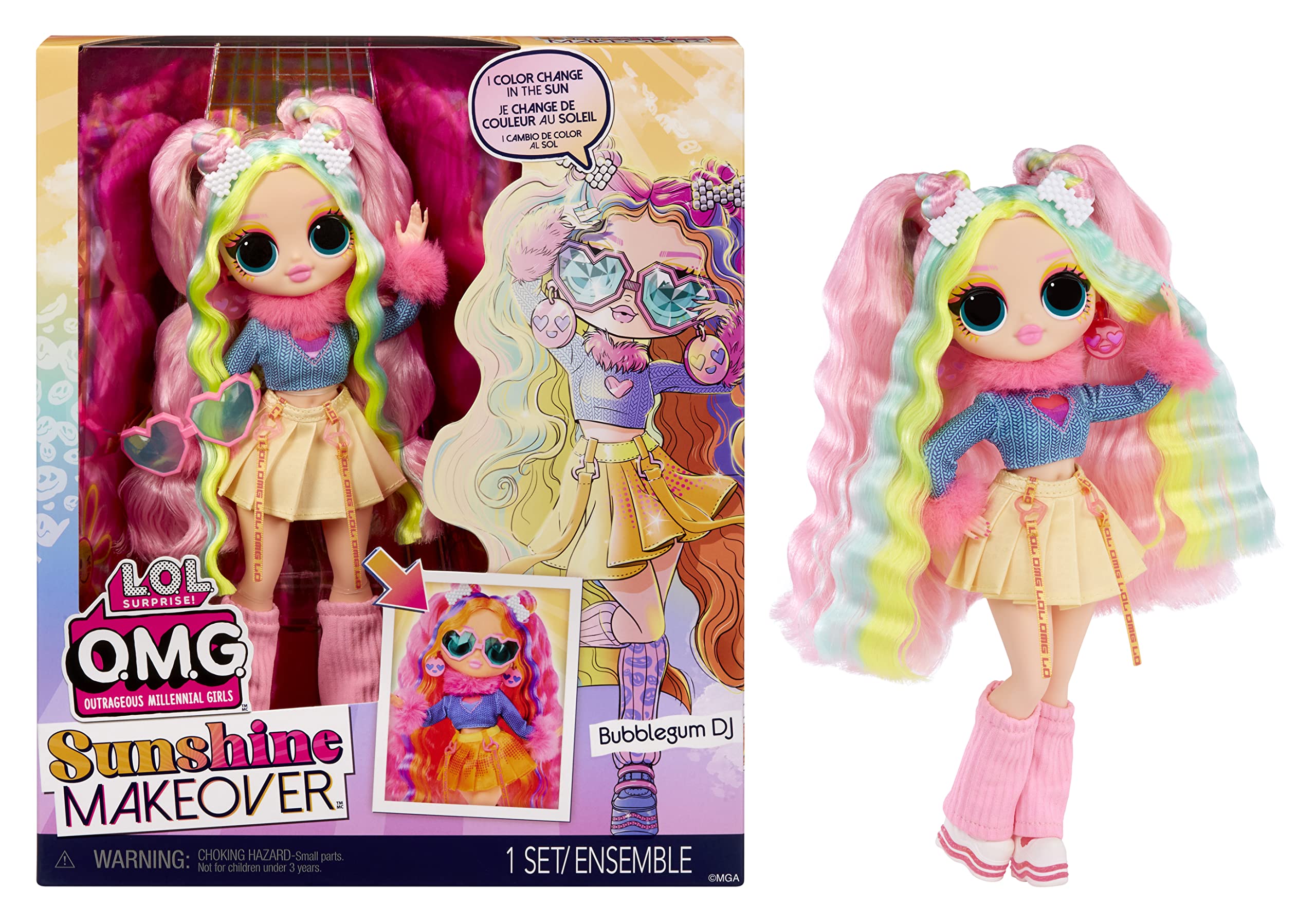 Foto 2 pulgar | Muñeca De Moda L.o.l. ¡sorpresa! Dios Mío, Sunshine Bubblegum Dj 4+ - Venta Internacional.