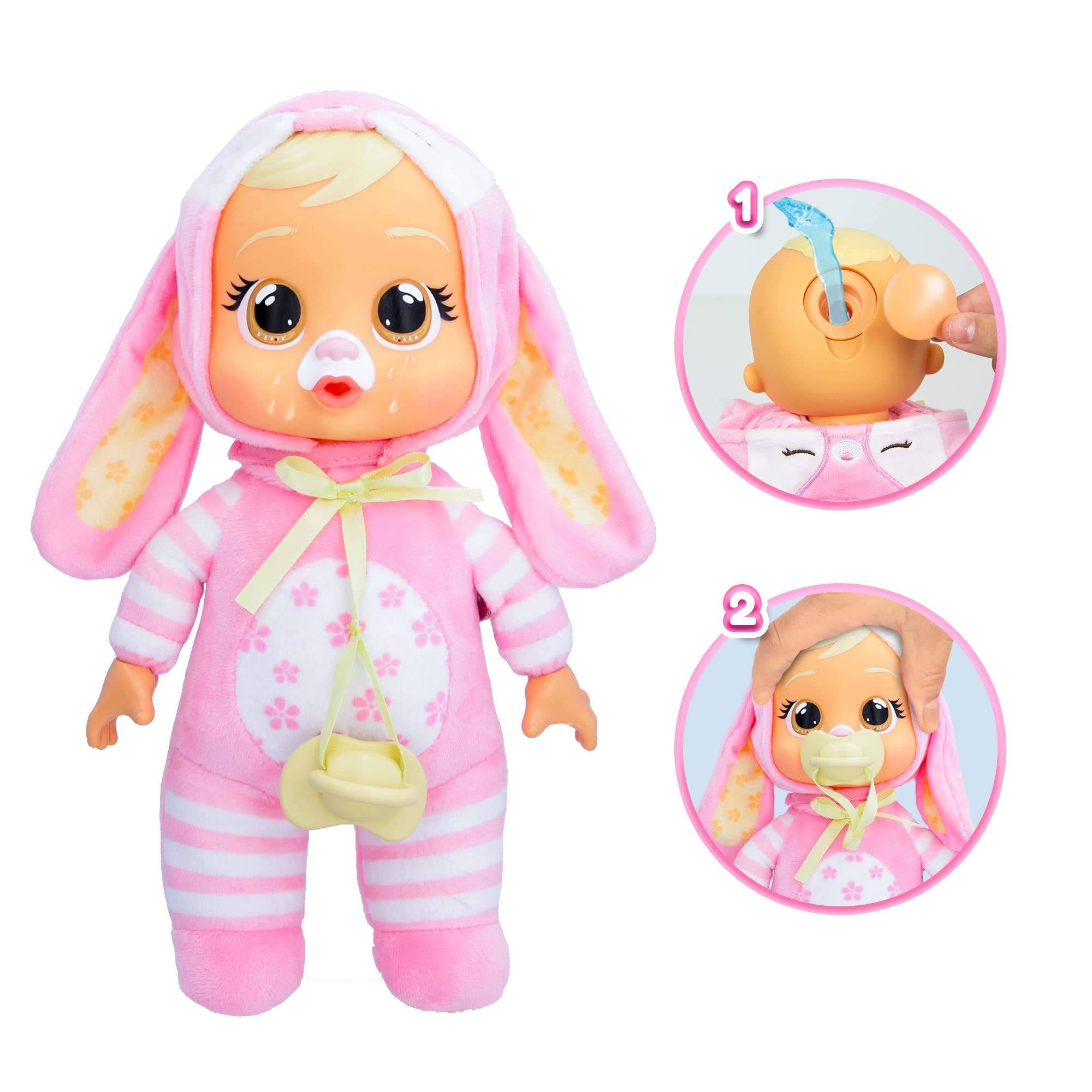 Foto 3 pulgar | Baby Doll Cry Babies Tiny Cuddles Bunnies Lola Con Pijama - Venta Internacional.