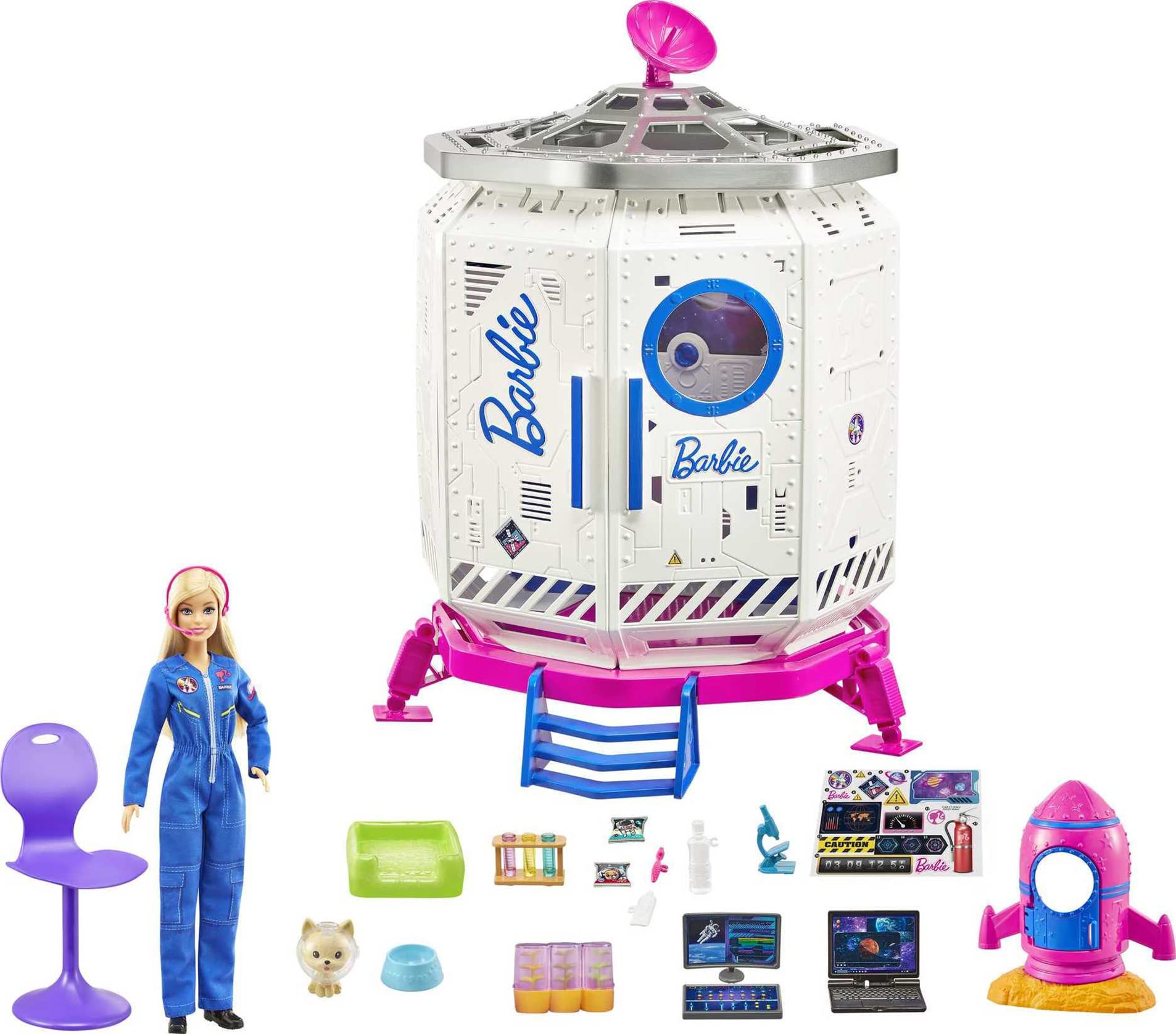 Foto 2 pulgar | Playset Barbie Space Discovery Space Station Con Muñeca - Venta Internacional.
