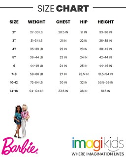 Foto 7 | Disfraz De Camiseta Barbie Big Girls Y Pantalones Cortos Dol - Venta Internacional.