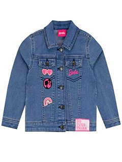 Foto 2 | Chaqueta Vaquera Bordada Barbie Para Niñas, Ropa De Abrigo P - Venta Internacional.