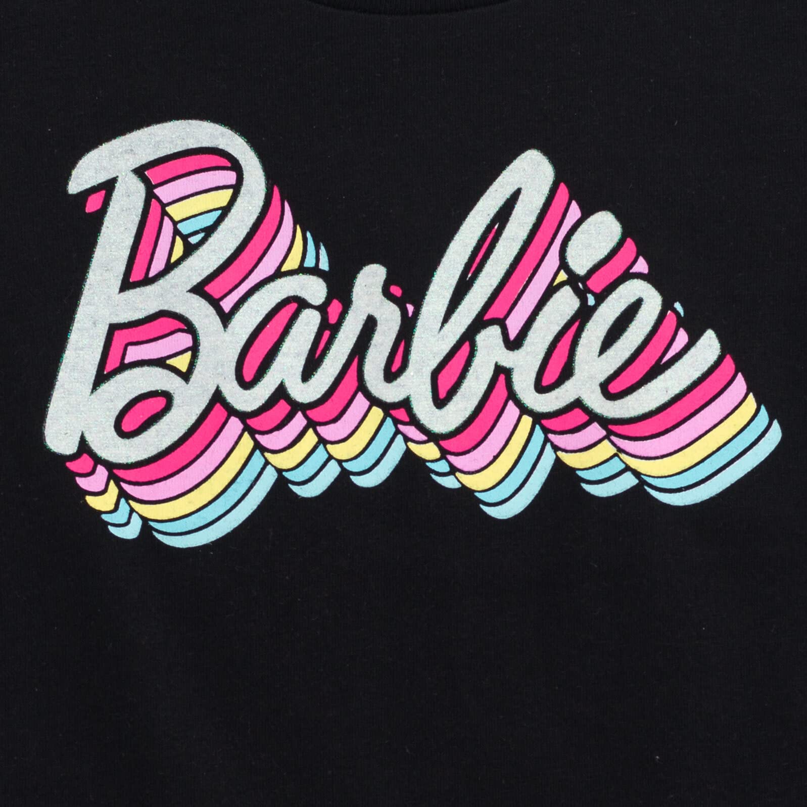 Foto 5 pulgar | Camiseta Barbie Big Girls Rosa/negra 14-16 Años - Venta Internacional.