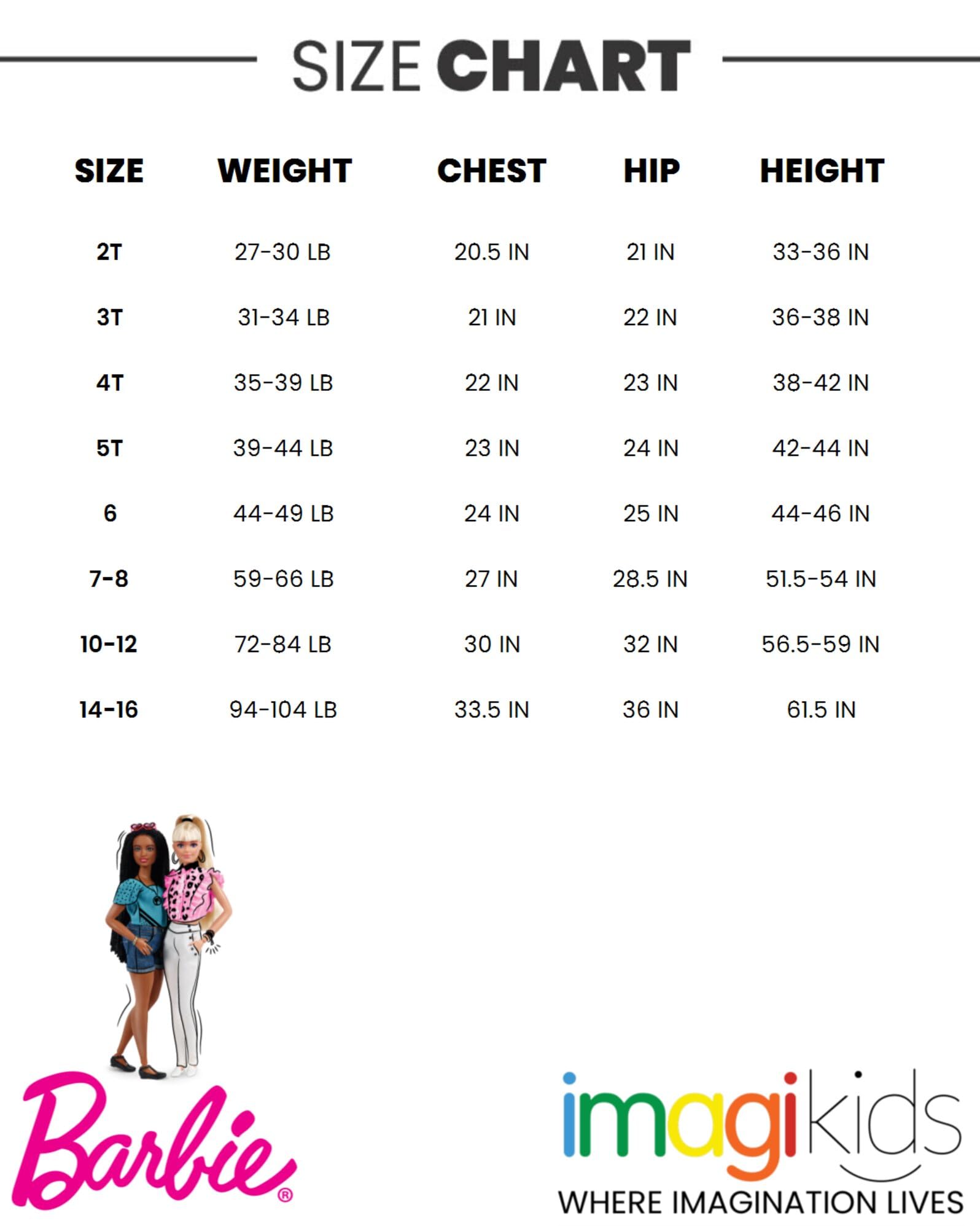 Foto 8 pulgar | Pack De 3 Camisetas Barbie Big Girls, Color Rosa/negro, 10-1 - Venta Internacional.