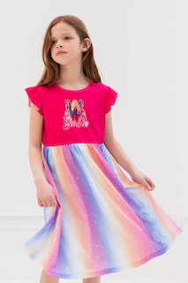 Foto 2 | Barbie Big Girls Camisón Pijama Rosa 14-16 - Venta Internacional.
