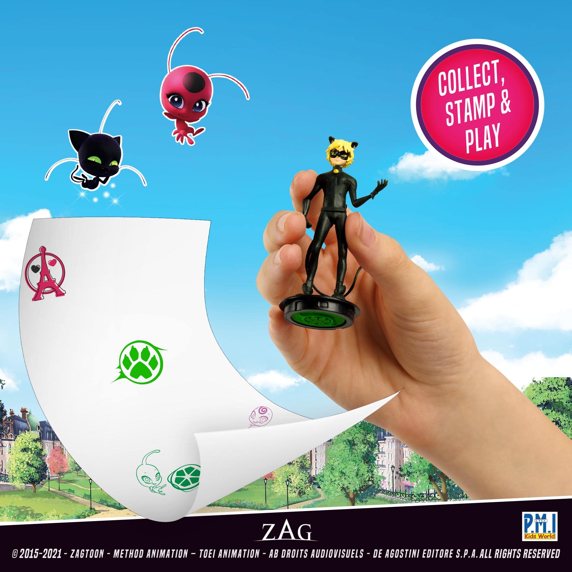 Foto 6 pulgar | Set De 12 Sellos P.m.i. Miraculous Ladybug Para Niños - Venta Internacional.