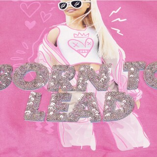 Foto 2 | Sudadera De Manga Larga Para Niña Barbie Con Lentejuelas - Venta Internacional.