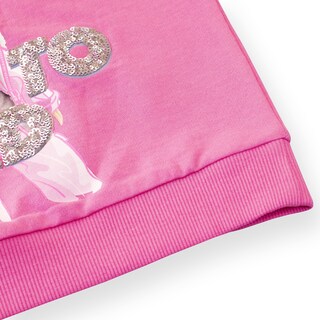 Foto 4 | Sudadera De Manga Larga Para Niña Barbie Con Lentejuelas - Venta Internacional.