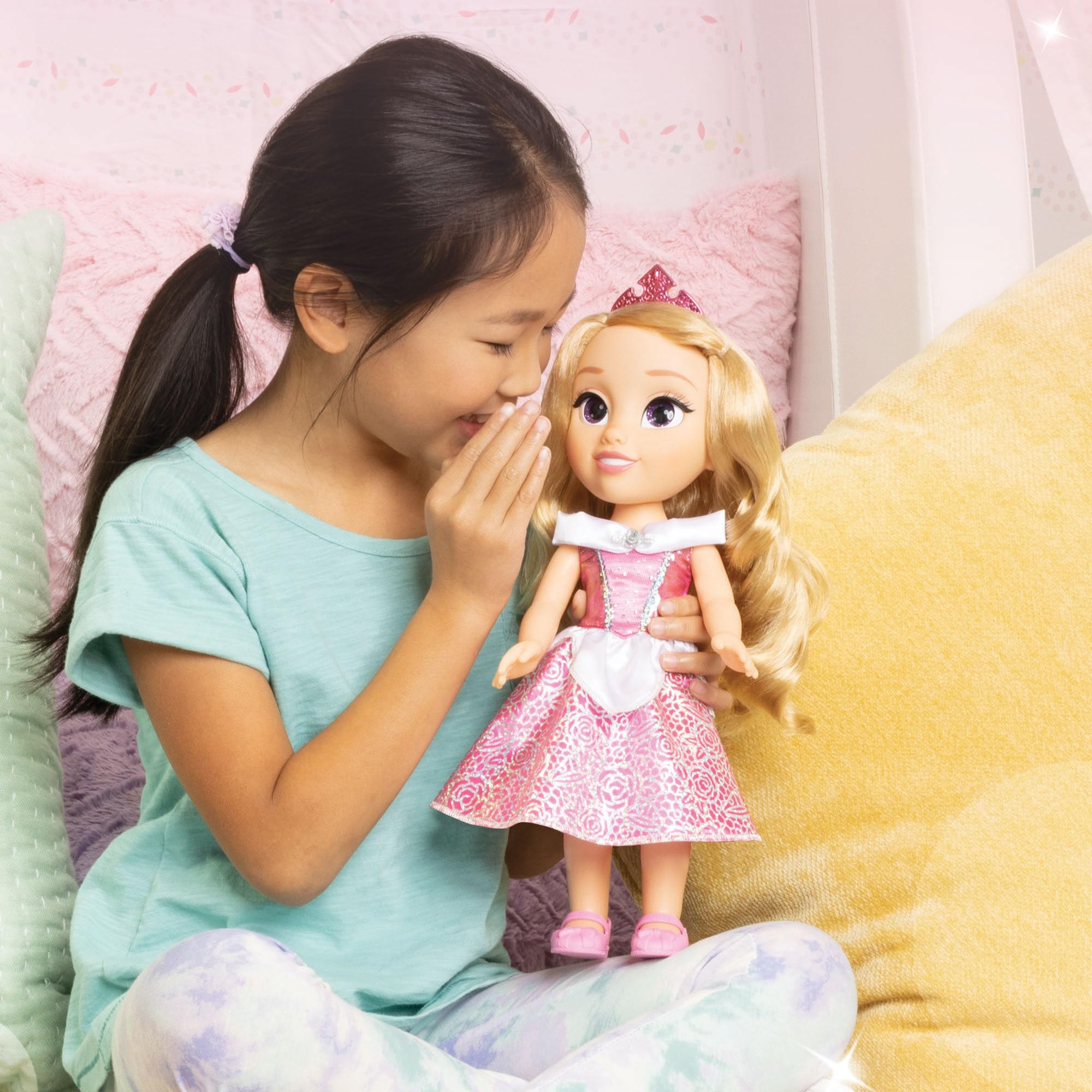 Foto 5 pulgar | Muñeca Disney Princess My Friend Aurora De 35,56 Cm Con Disfraz Y Tiara - Venta Internacional.
