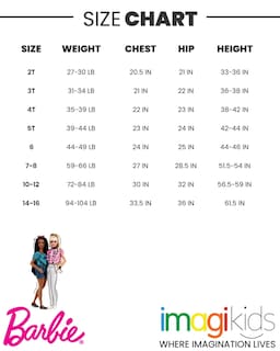 Foto 7 | Disfraz De Camiseta Barbie Big Girls Y Pantalones Cortos Dol - Venta Internacional.