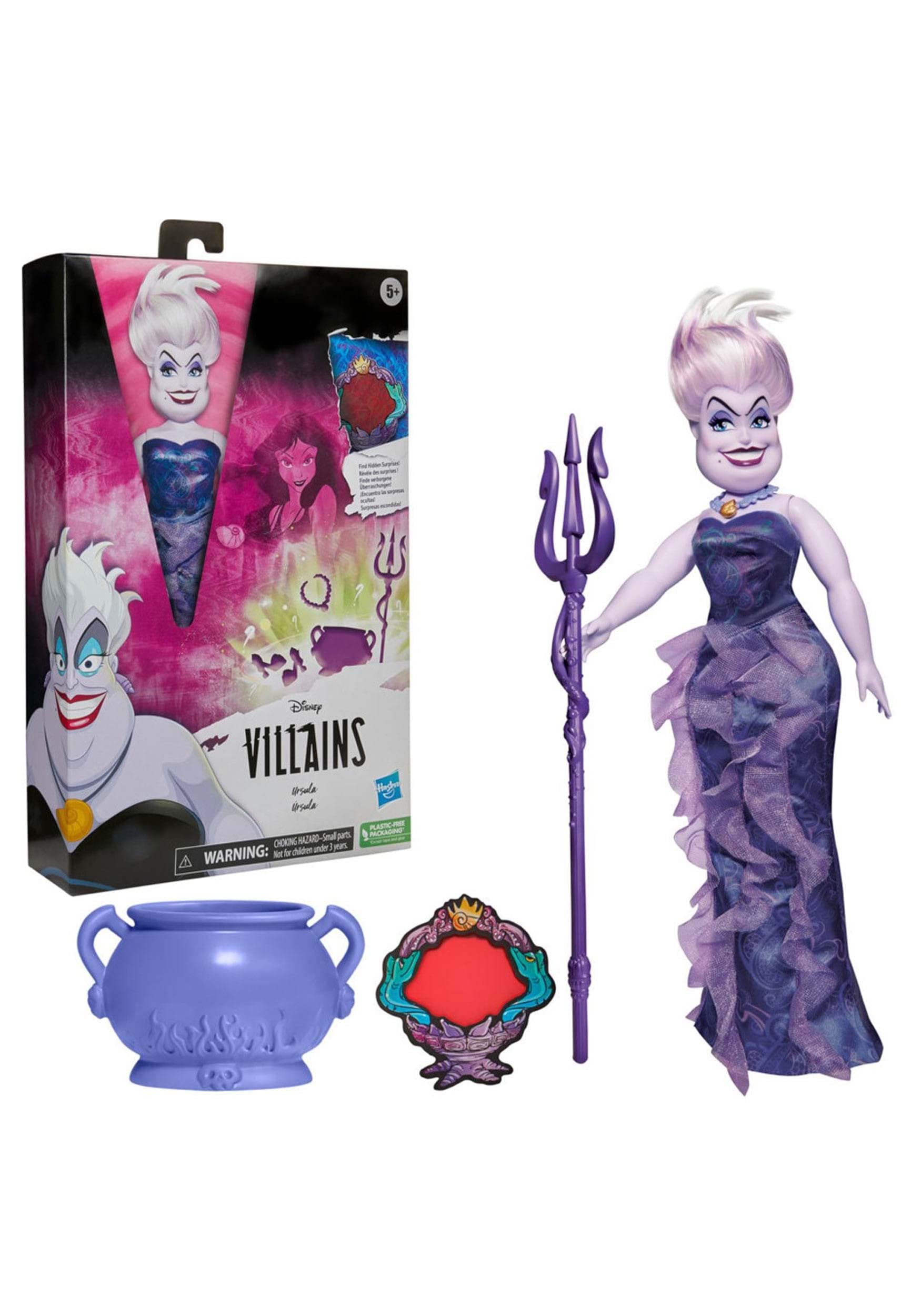 Foto 2 pulgar | Muñeca De Moda, Princesa Villana De Disney, Ursula, Con Accesorios - Venta Internacional.
