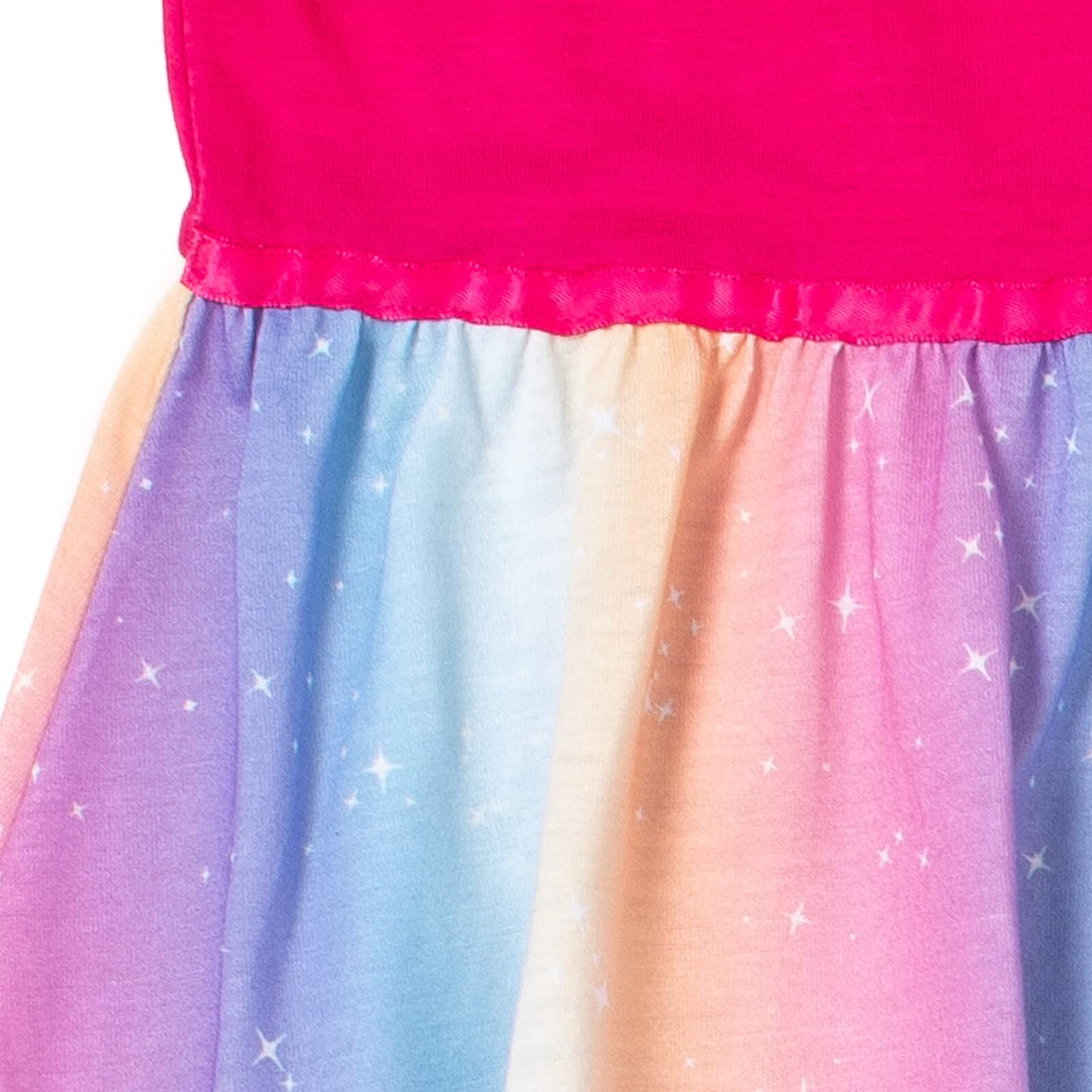 Foto 4 pulgar | Barbie Little Girls Camisón Pijama Rosa 7-8 - Venta Internacional.