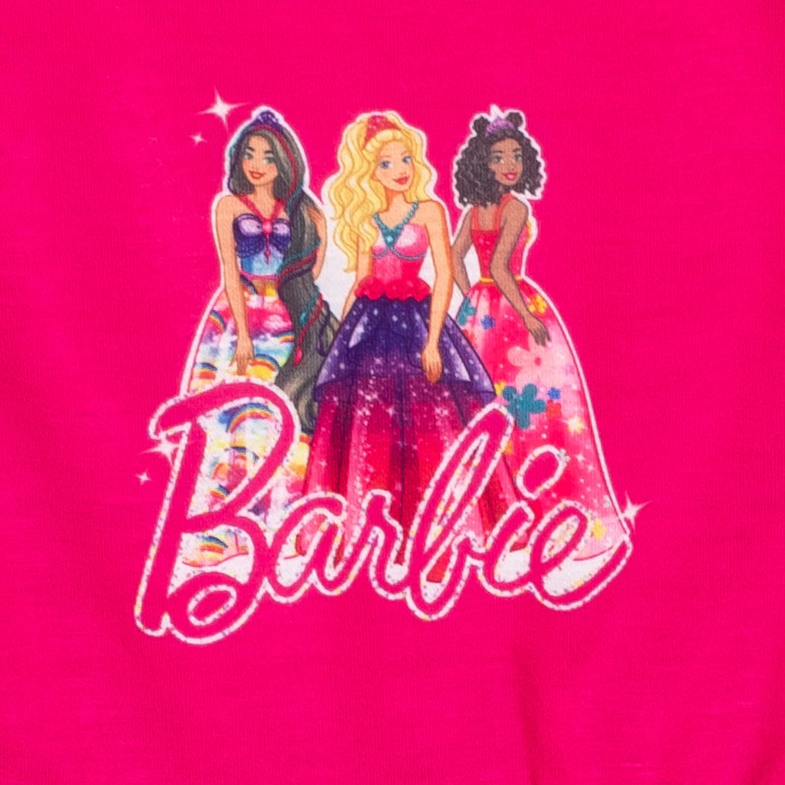 Foto 5 pulgar | Barbie Little Girls Camisón Pijama Rosa 7-8 - Venta Internacional.