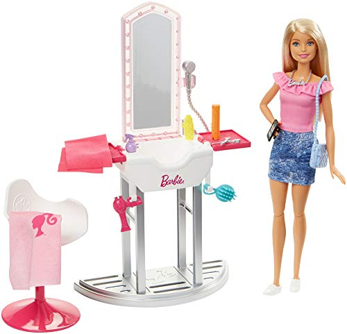 Foto 2 pulgar | Barbie Salon Doll, Rubia - Venta Internacional.