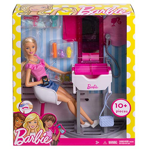 Foto 7 pulgar | Barbie Salon Doll, Rubia - Venta Internacional.