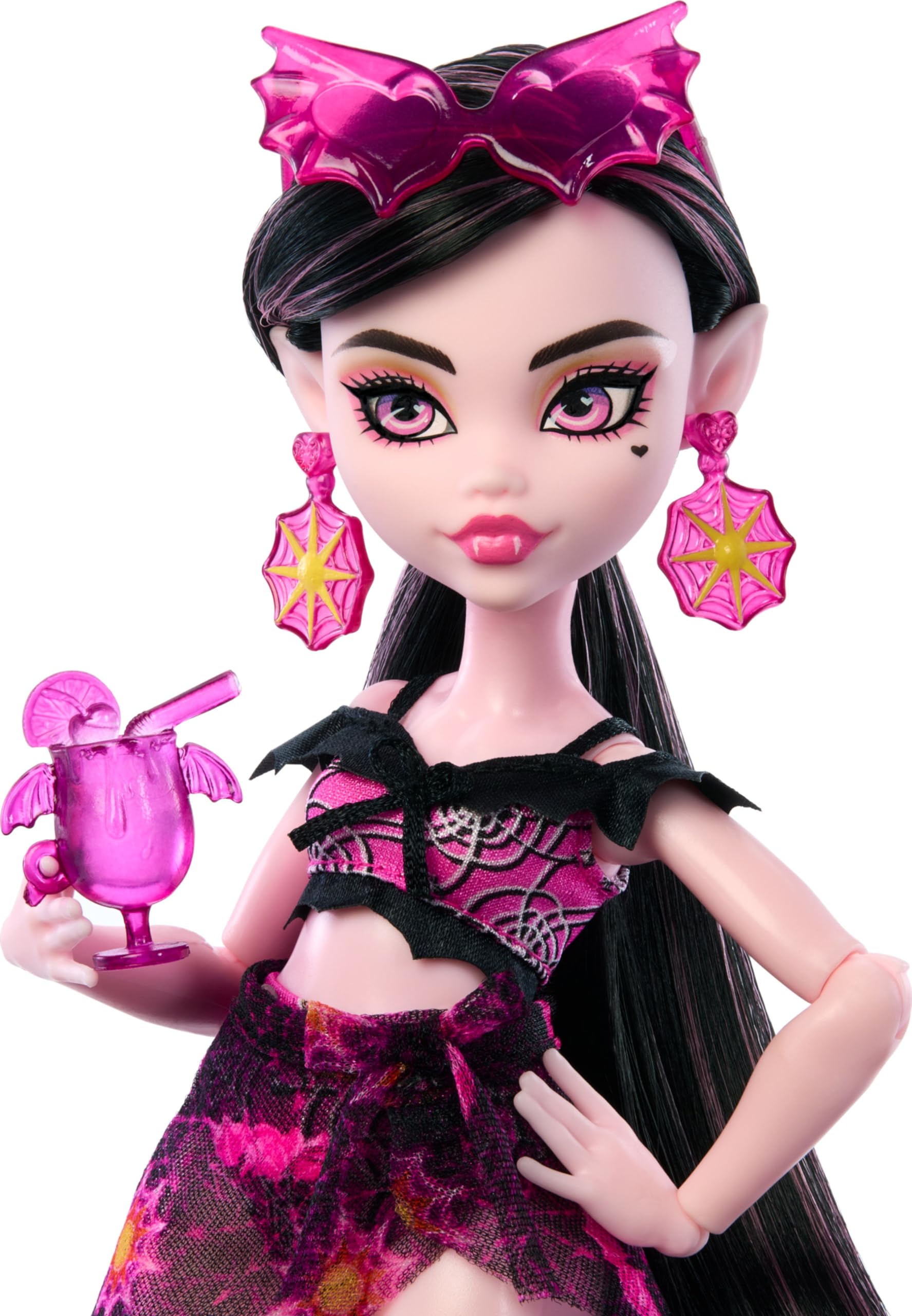Foto 4 pulgar | Draculaura De Doll Monster High Scare-adise Island Con Acceso. - Venta Internacional.