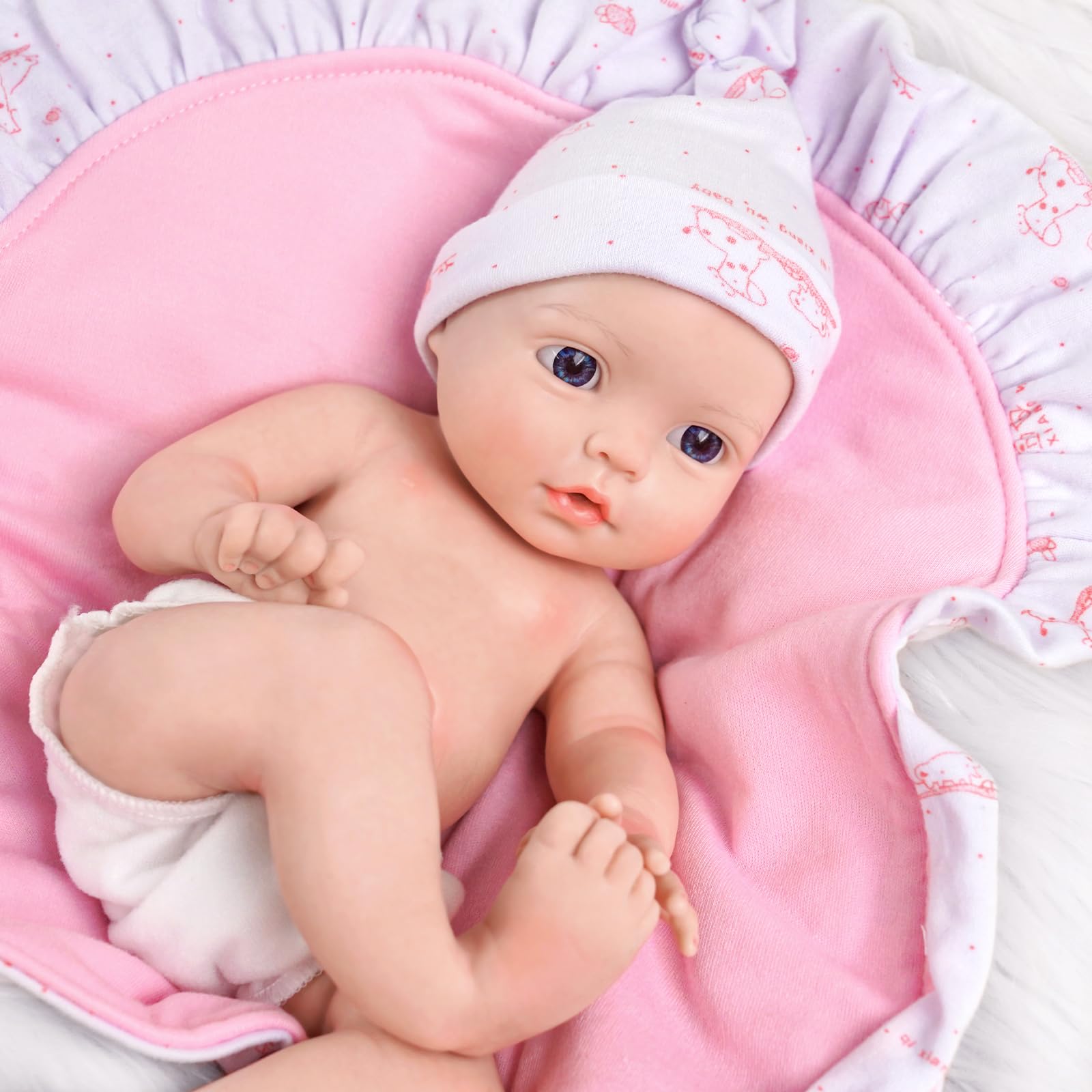 Foto 6 pulgar | Muñeca Reborn Babeside De Silicona Realista Para Niña De Cuerpo Entero - Venta Internacional.