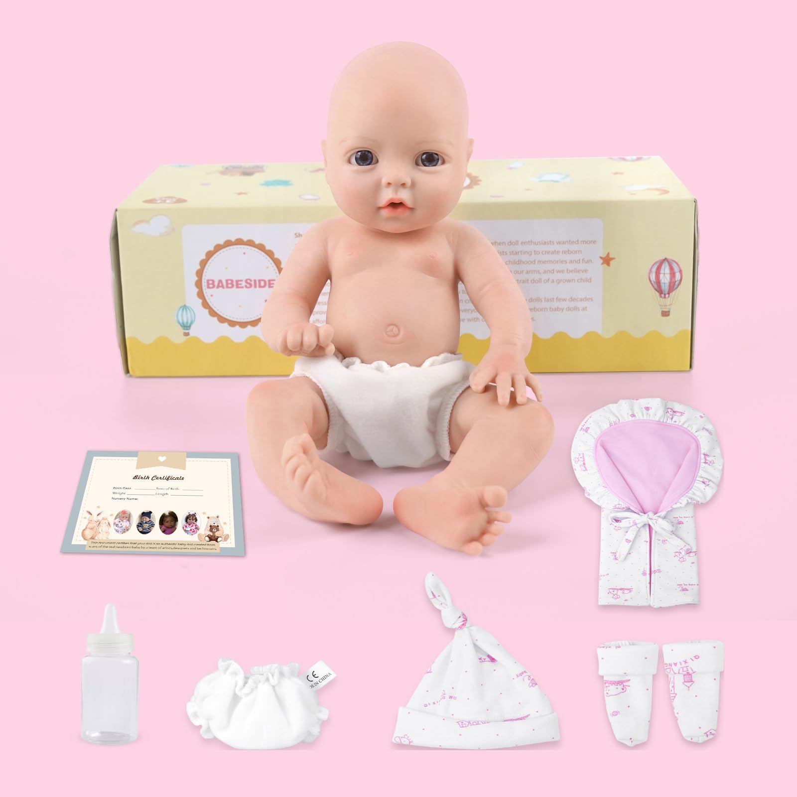 Foto 7 pulgar | Muñeca Reborn Babeside De Silicona Realista Para Niña De Cuerpo Entero - Venta Internacional.