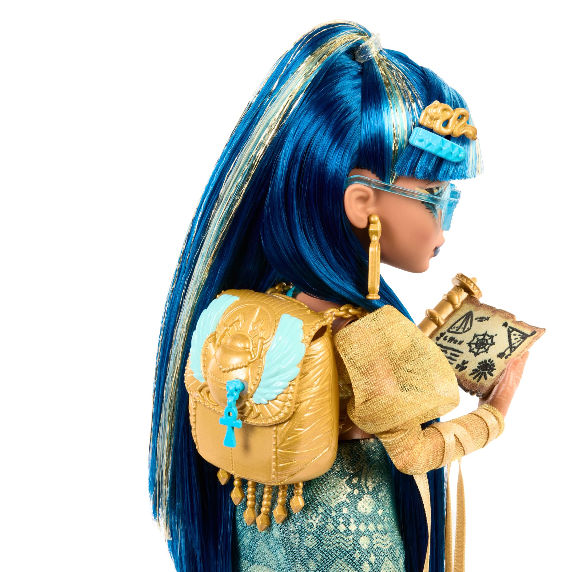 Foto 6 pulgar | Muñeca Monster High Cleo De Nile Con Mascota Cobra Hissette Y Acc - Venta Internacional.