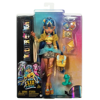 Foto 6 | Muñeca Monster High Cleo De Nile Con Mascota Cobra Hissette Y Acc - Venta Internacional.