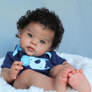 Foto 1 | Muñeca Reborn Charex Afroamericana De 50 Cm Con Accesorios Para Más De 3 - Venta Internacional.