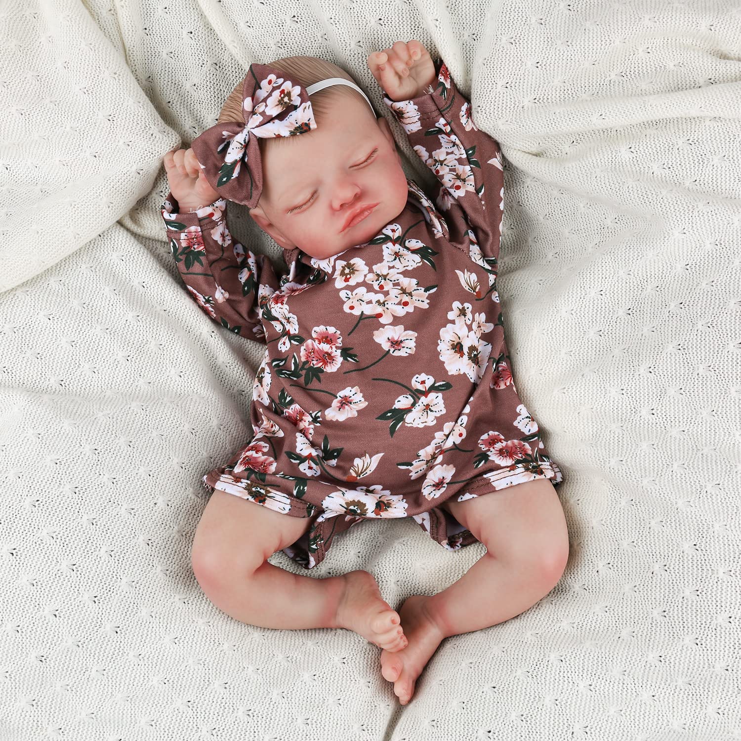 Foto 4 pulgar | Muñeca Reborn Para Niña Kaydora, Realista, 50 Cm, Con Venas Realistas - Venta Internacional.