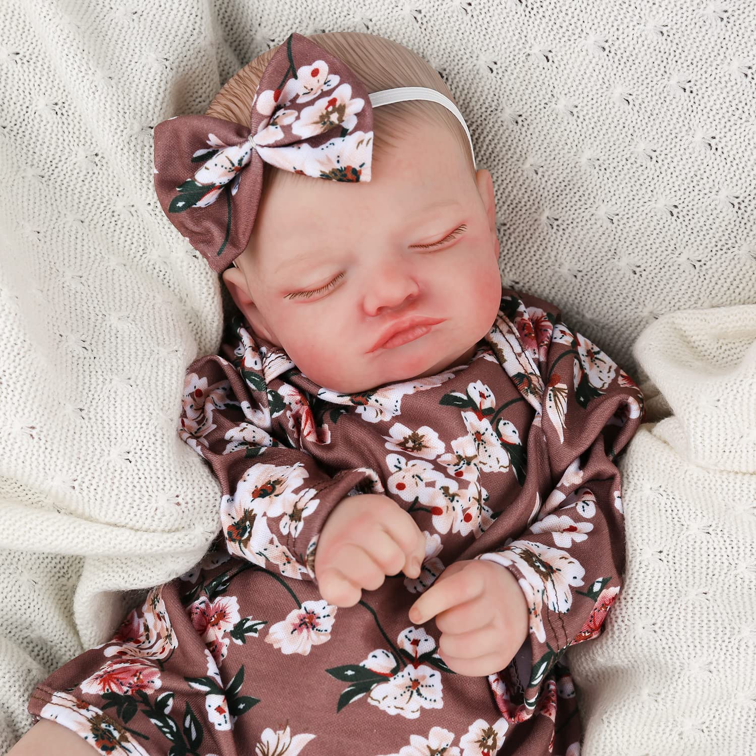 Foto 5 pulgar | Muñeca Reborn Para Niña Kaydora, Realista, 50 Cm, Con Venas Realistas - Venta Internacional.