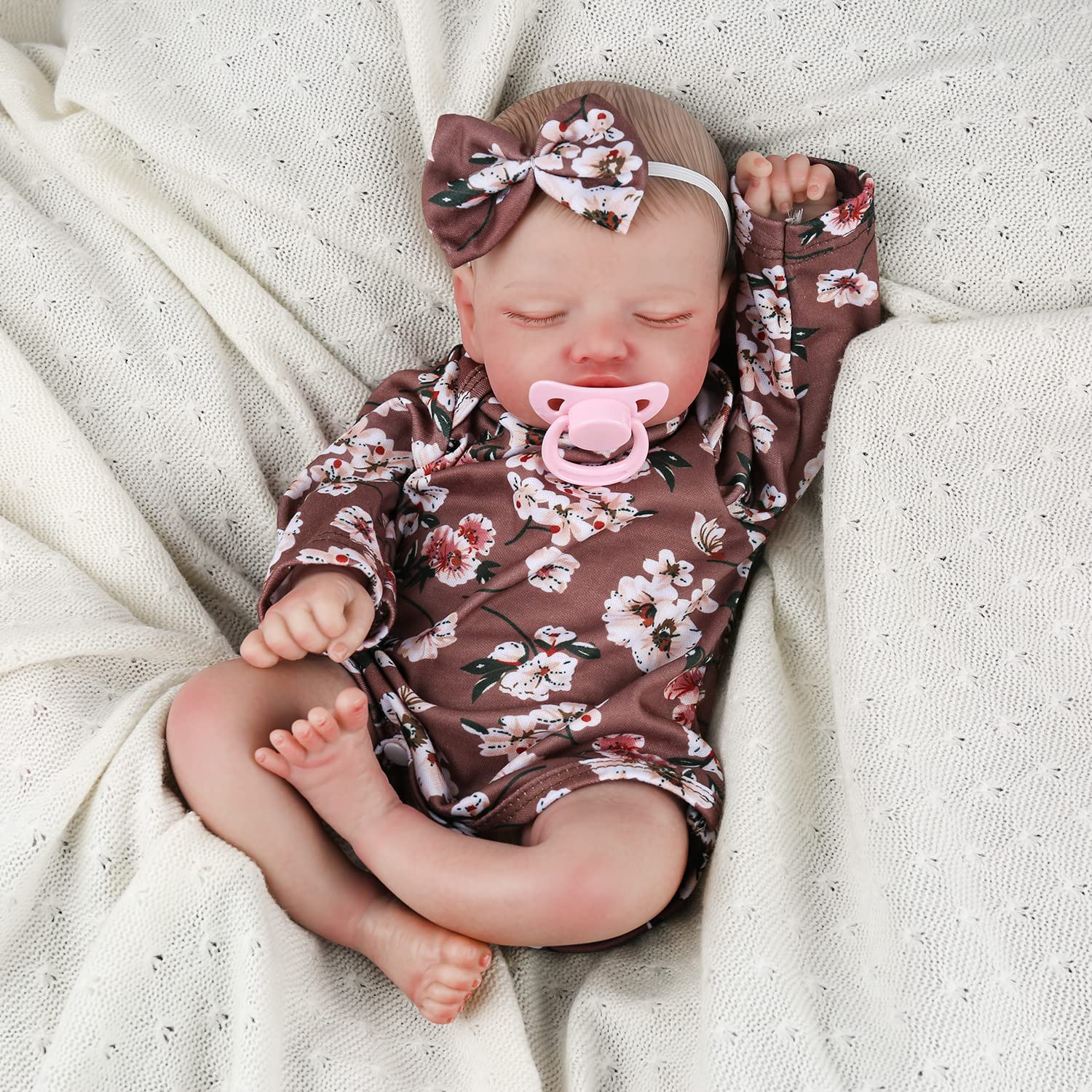 Foto 6 pulgar | Muñeca Reborn Para Niña Kaydora, Realista, 50 Cm, Con Venas Realistas - Venta Internacional.