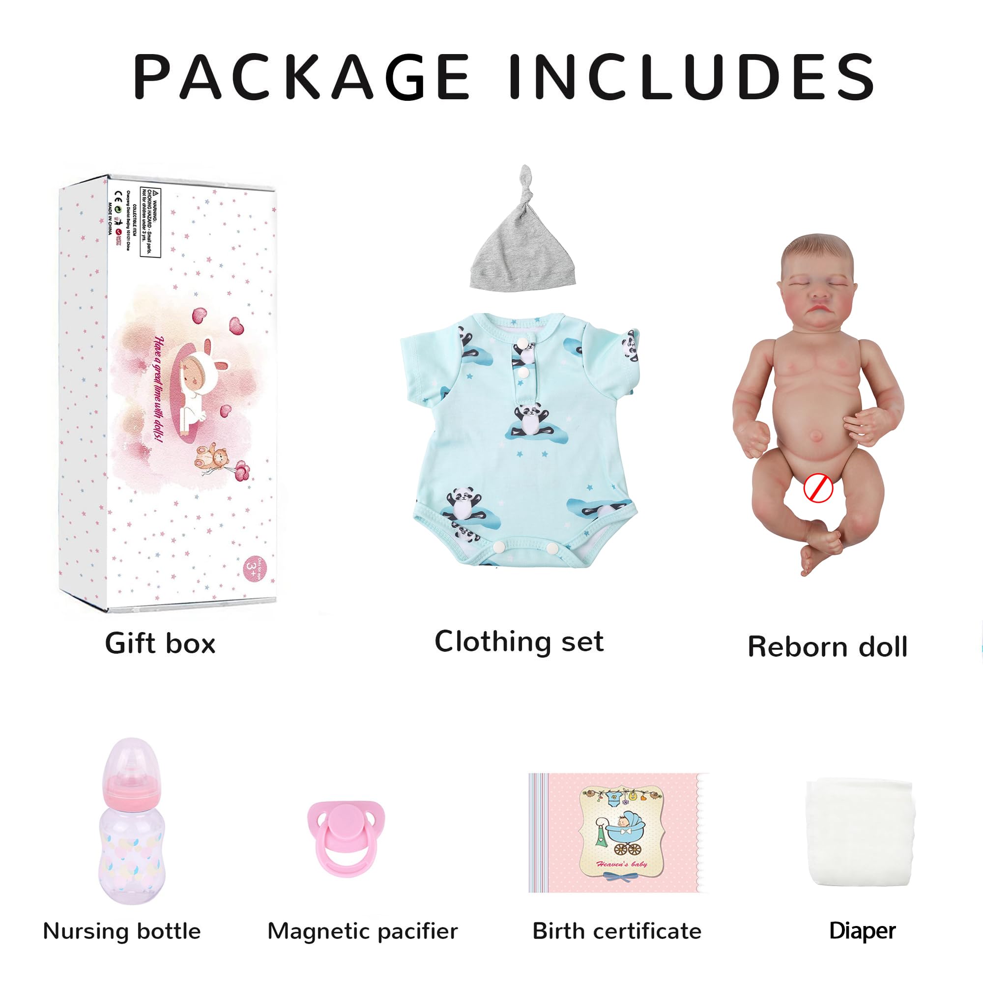 Foto 7 pulgar | Reborn Baby Doll Charex, Vinilo Realista De 18 Pulgadas Para Todo El Cuerpo - Venta Internacional.