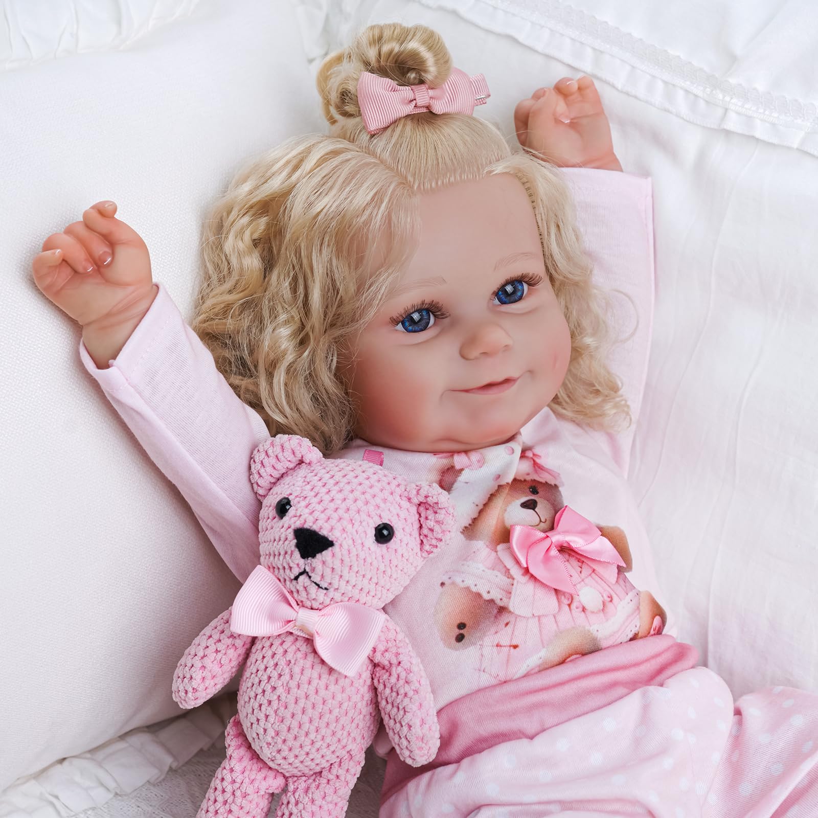 Foto 7 | Muñeca Reborn Jizhi Realilike Girl Maddy De 50 Cm Con Caja De Regalo - Venta Internacional.