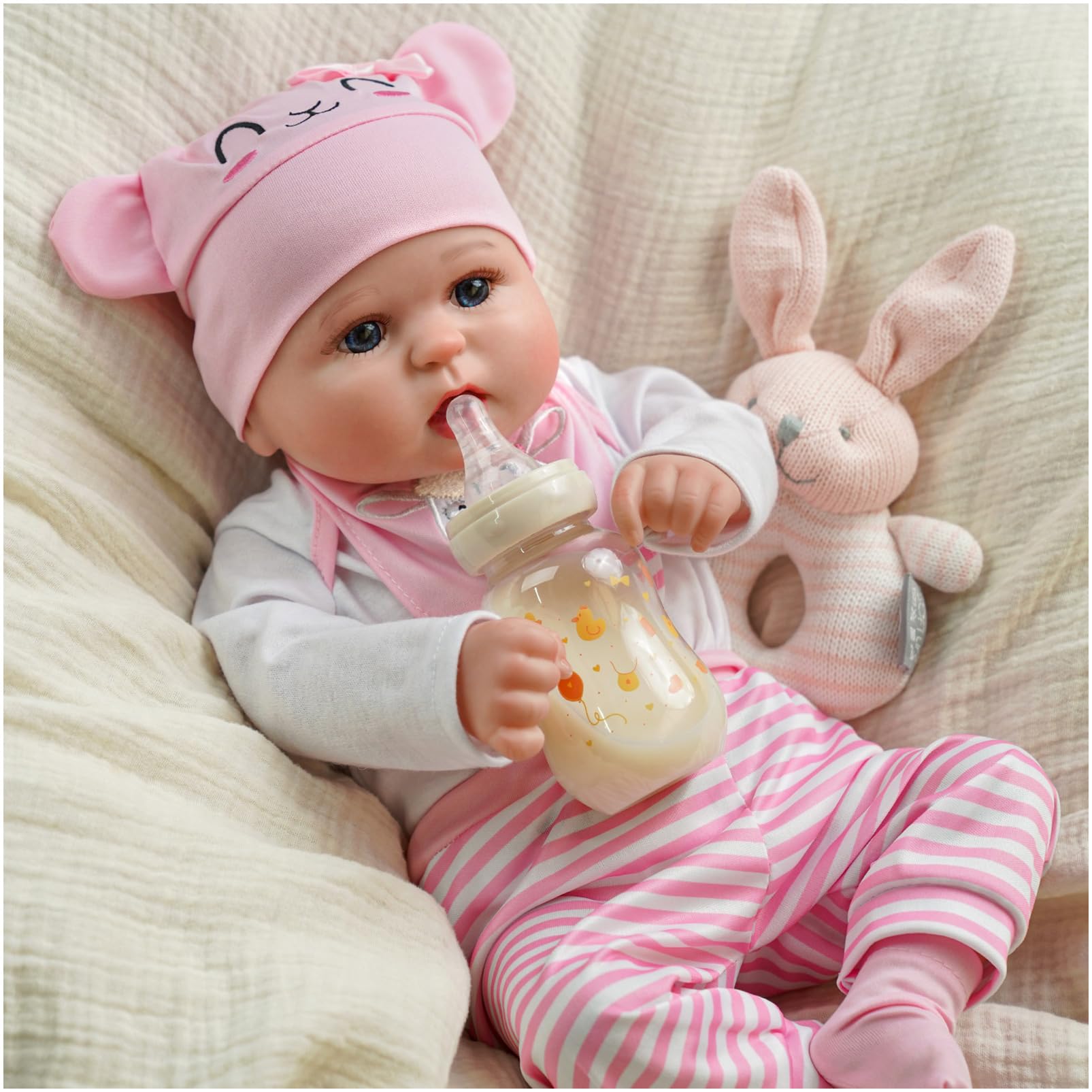 Muñeca Reborn Babeside Bailyn De 50 Cm Con Conjunto De Ropa Y Acceso. - Venta Internacional.