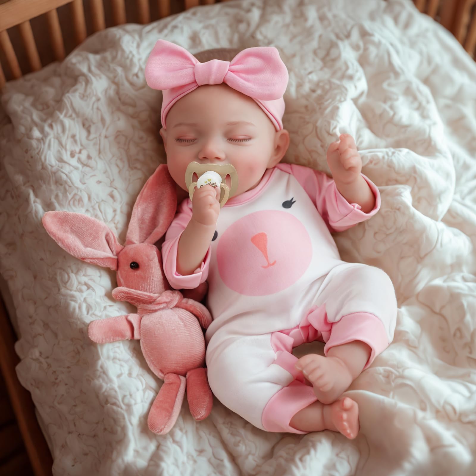Foto 2 pulgar | Muñeca Reborn Jizhi De 30 Cm, Cuerpo Suave, Realista, Con Accesorio - Venta Internacional.
