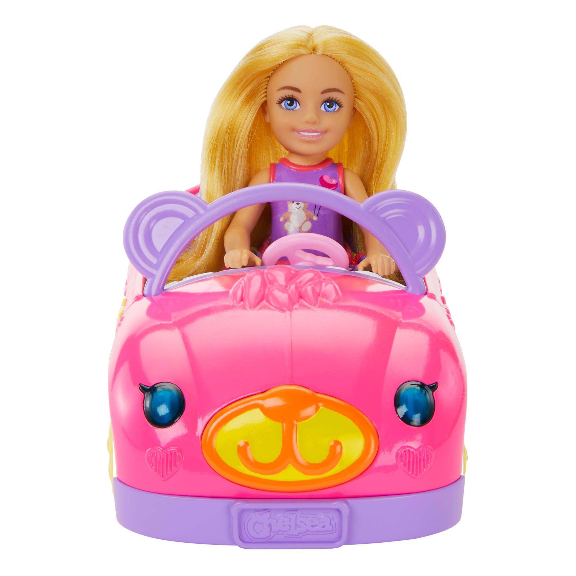 Foto 6 pulgar | Set De Coche De Juguete Barbie Chelsea Doll Con Convertible Con Temática De Osos - Venta Internacional.