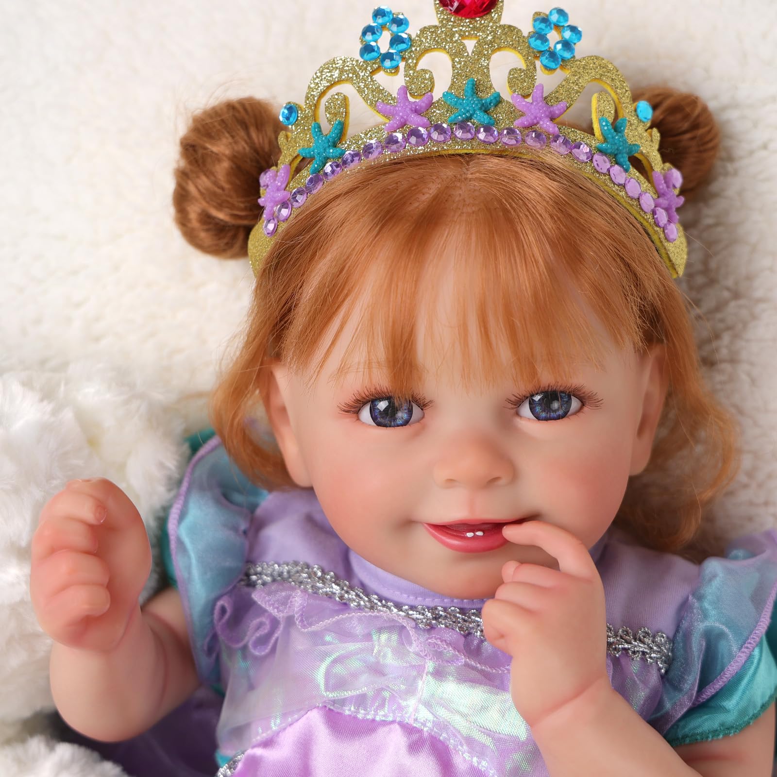 Muñeca Reborn Babeside Doreen De 50 Cm Con Accesorios Completos - Venta Internacional.