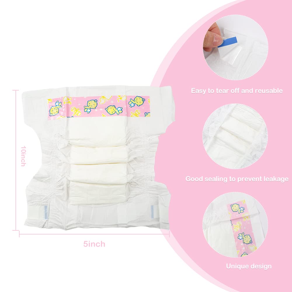 Foto 3 pulgar | Paquete De Pañales Para Muñecas Charex Baby, 10 Piezas, Para Renacidos De 45 A 60 Cm - Venta Internacional.