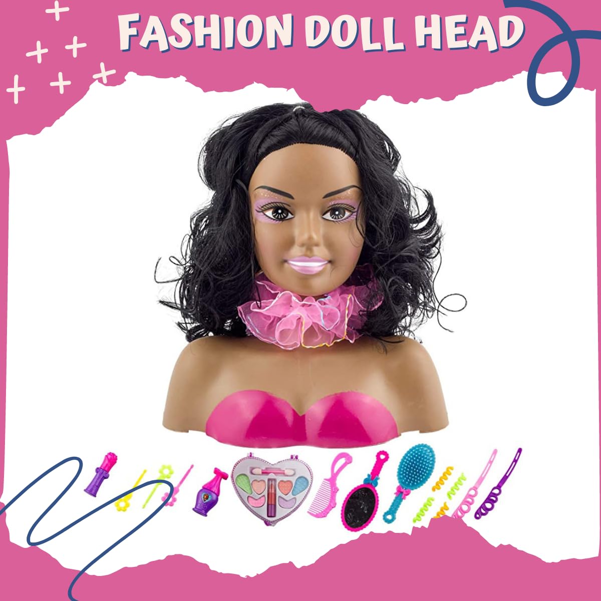 Foto 5 | Cabeza De Muñeca Para Maquillaje Y Peinado Liberty Imports - Venta Internacional.