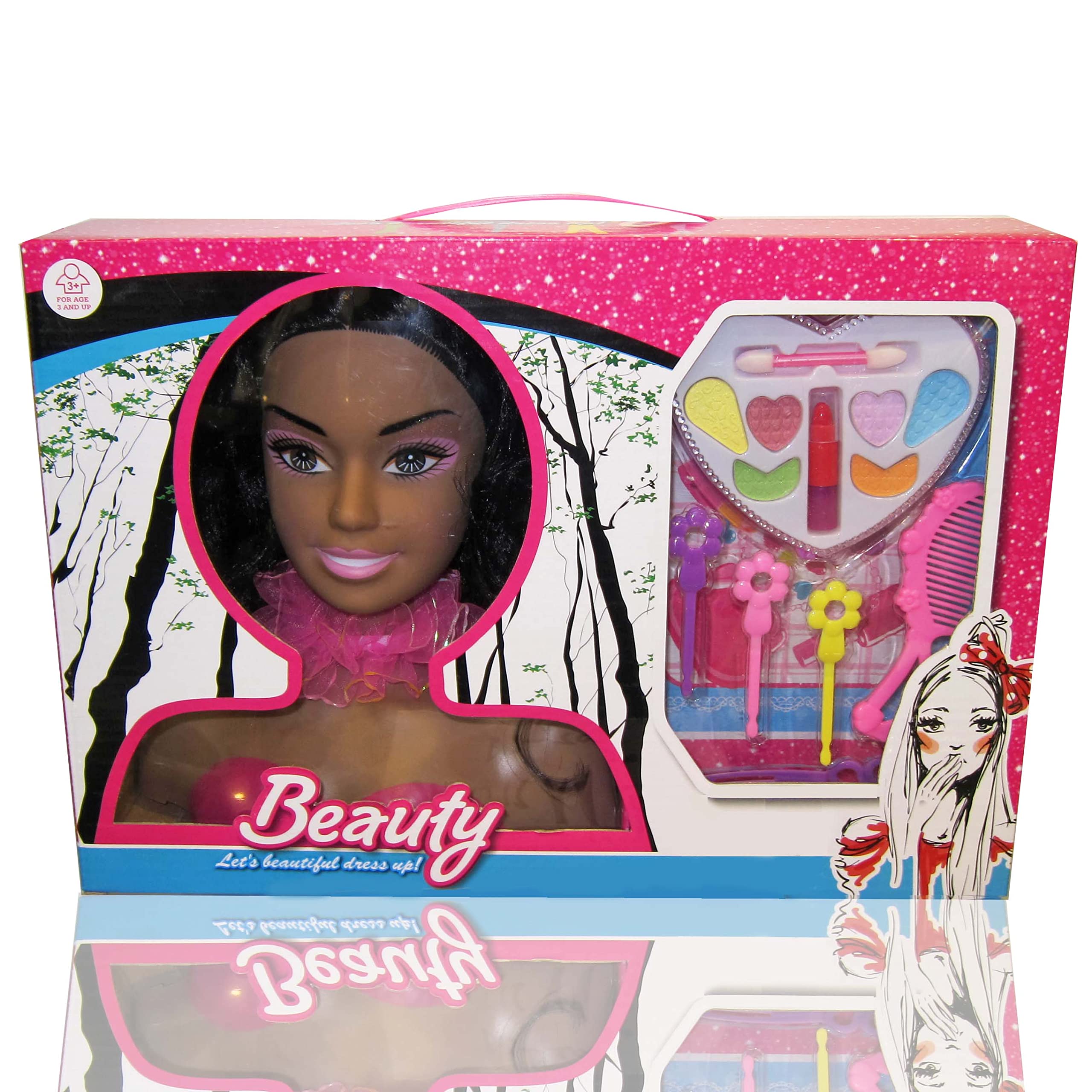 Foto 7 | Cabeza De Muñeca Para Maquillaje Y Peinado Liberty Imports - Venta Internacional.
