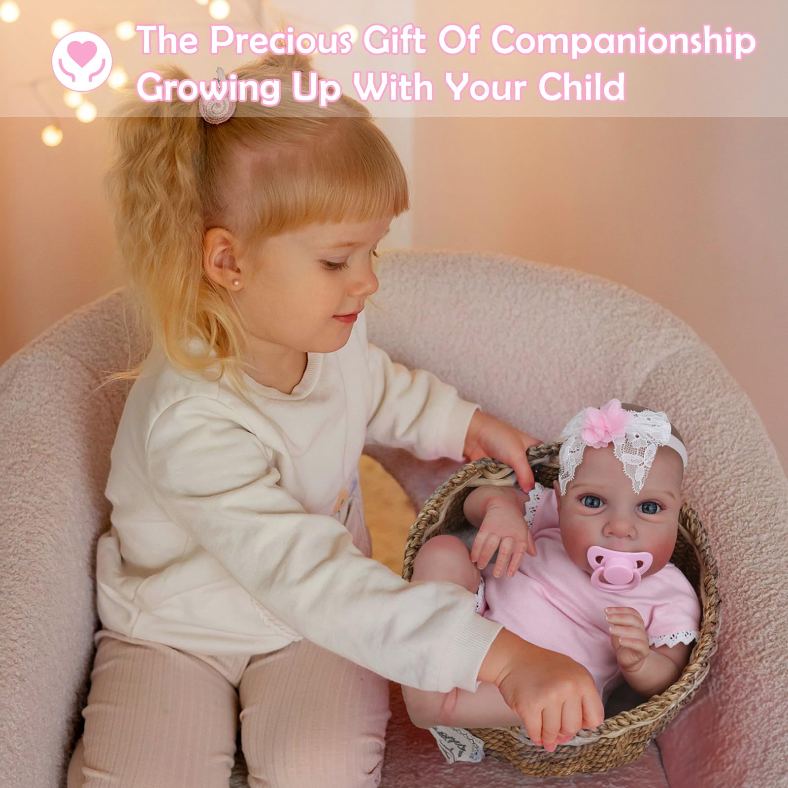 Foto 5 | Muñeca Reborn Charex Miley De 50 Cm Con Ropa Y Accesorios - Venta Internacional.