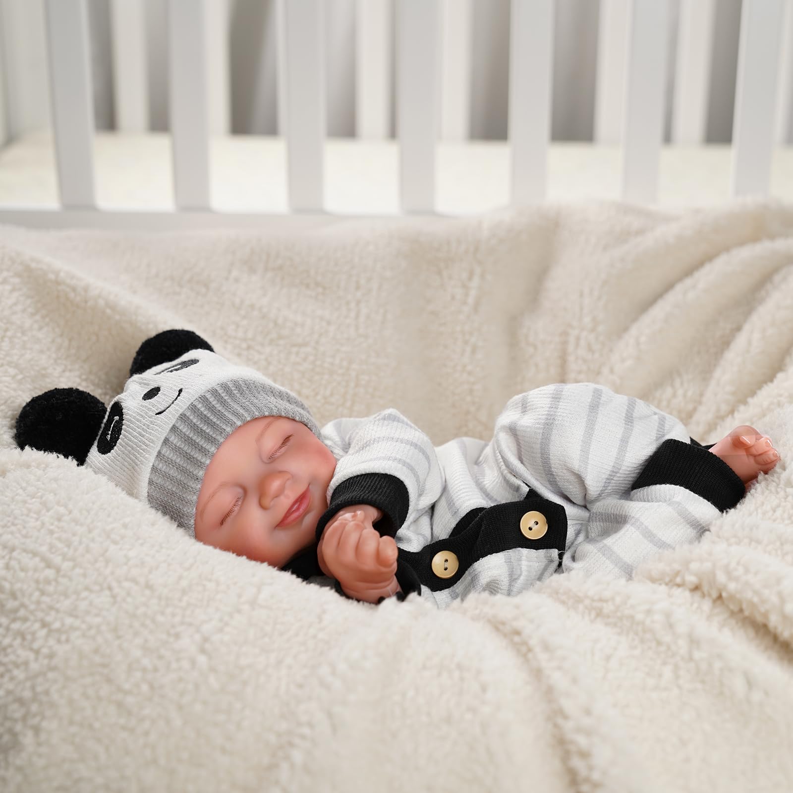 Foto 4 pulgar | Muñeca Reborn Babeside Brett De 43 Cm Con Kit De Alimentación Para Más De 3 Años - Venta Internacional.