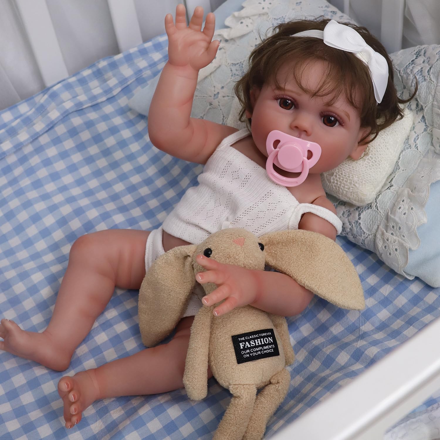 Foto 3 pulgar | Muñeca Reborn Charex Lucy De 45 Cm De Cuerpo Completo De Vinilo Para Niña De 3 Años O Más - Venta Internacional.