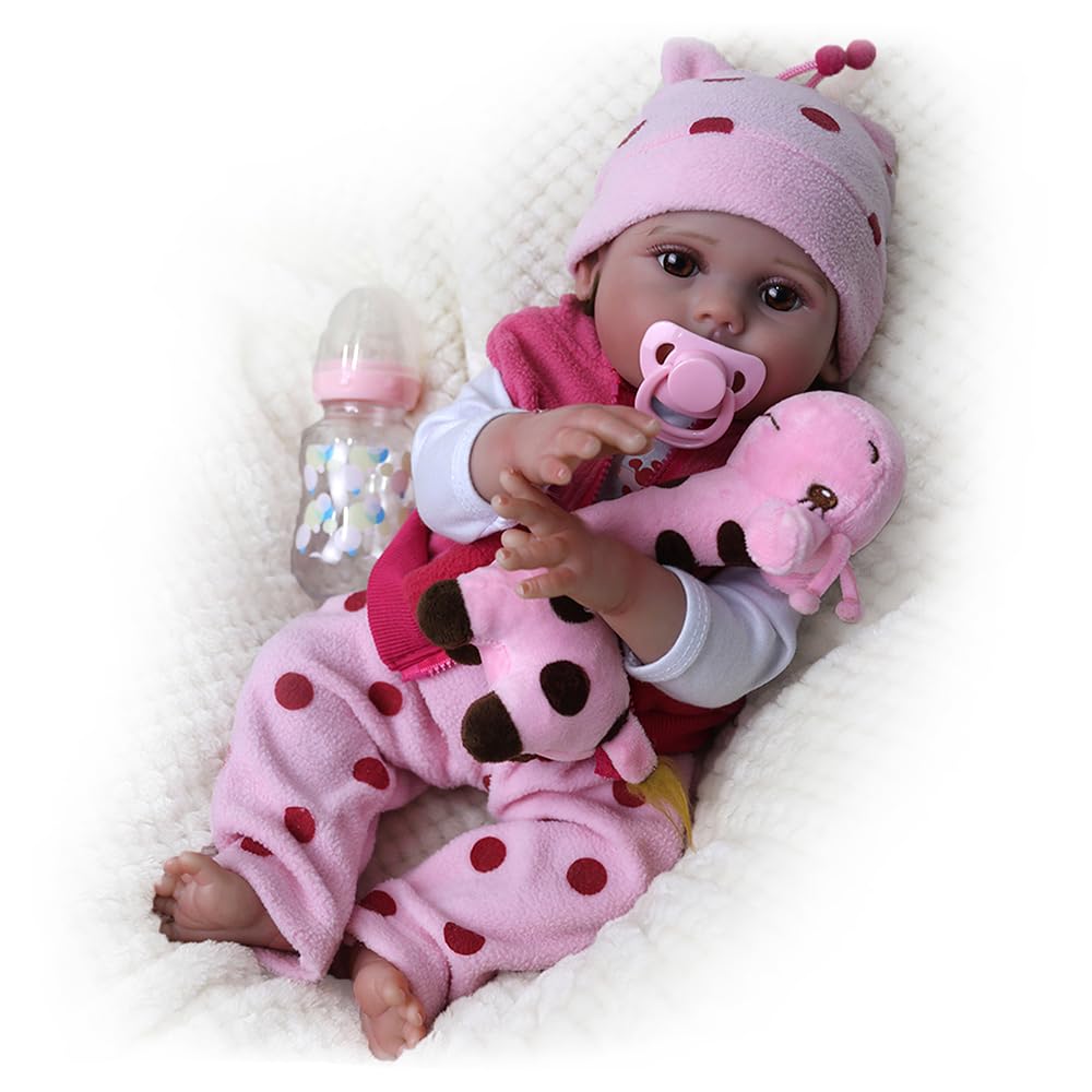 Muñeca Reborn Charex Lucy, Vinilo Completo, 45 Cm, Impermeable - Venta Internacional.
